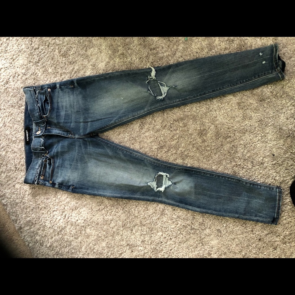 Like new Express jeans